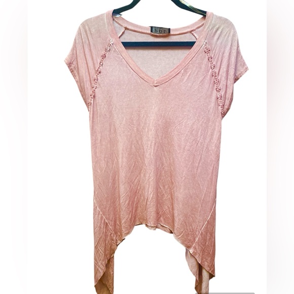 POL Pink Asymmetrical Blouse - Picture 1 of 2